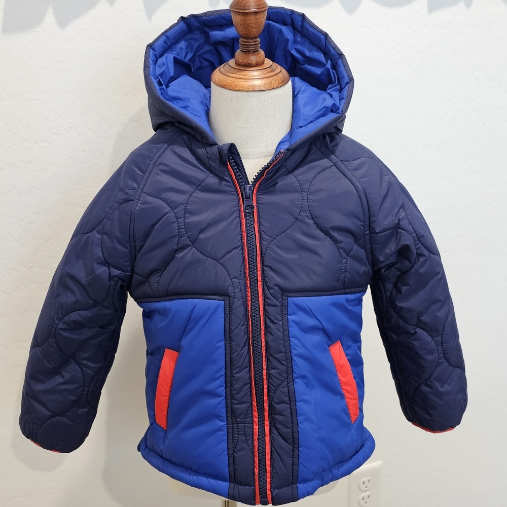 NWT ADVENTUREWEAR 360 Blue Quilted Jacket - Boys Size 4